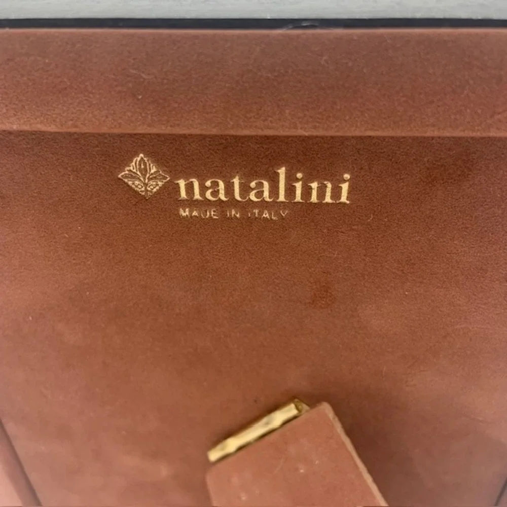 Natalini Italy 5x7 Handcrafted Wood Picture Frame Pink Hearts Made in Italy